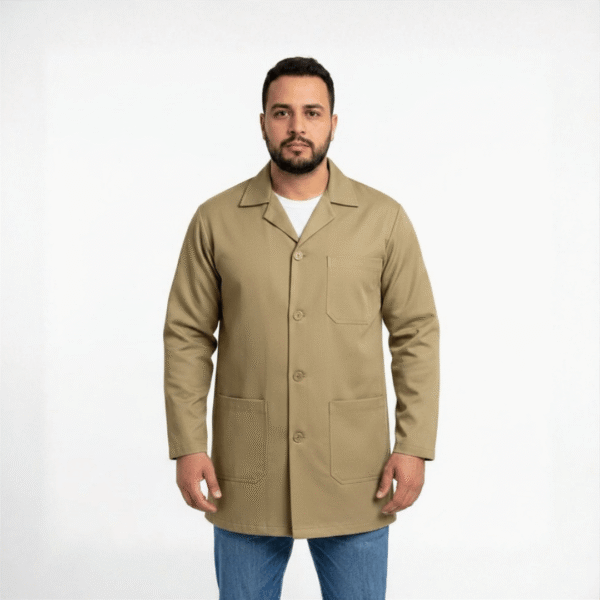 Bata Larga 3/4 en Dril 100% Algodón RayPro BAT-D0025