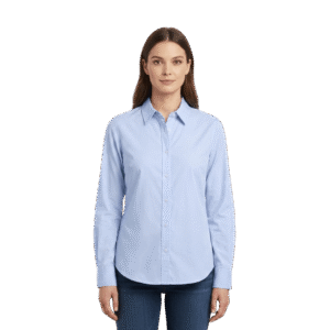 Camisa Oxford para Dama Manga Larga RayPro CAM-020