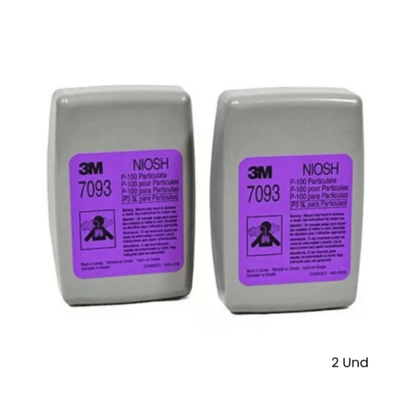 Filtro para Partículas 3M™ P100, 7093B 2 Und