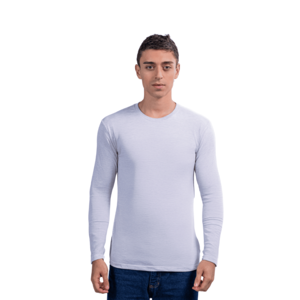 Camiseta Cuello Redondo Manga Larga Open End
