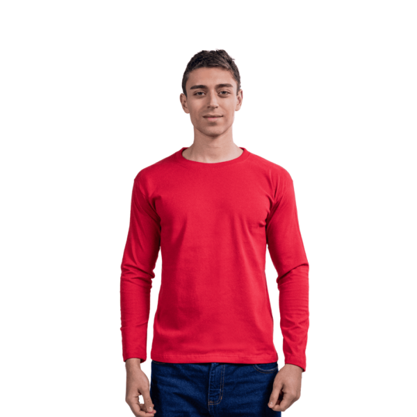 Camiseta Cuello Redondo Manga Larga Open End
