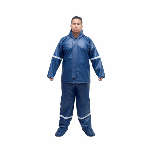 Conjunto Impermeable Motociclista calibre 16 2 Piezas Reflectivo
