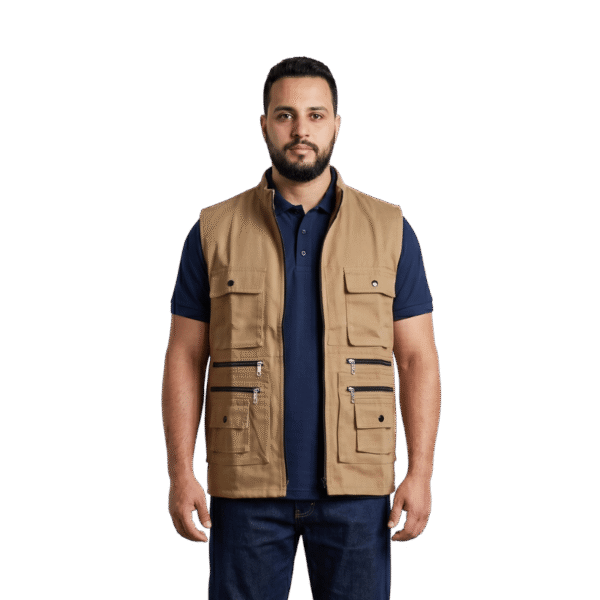 Chaleco Periodista RayPro Dril 8 Bolsillos CHA-023