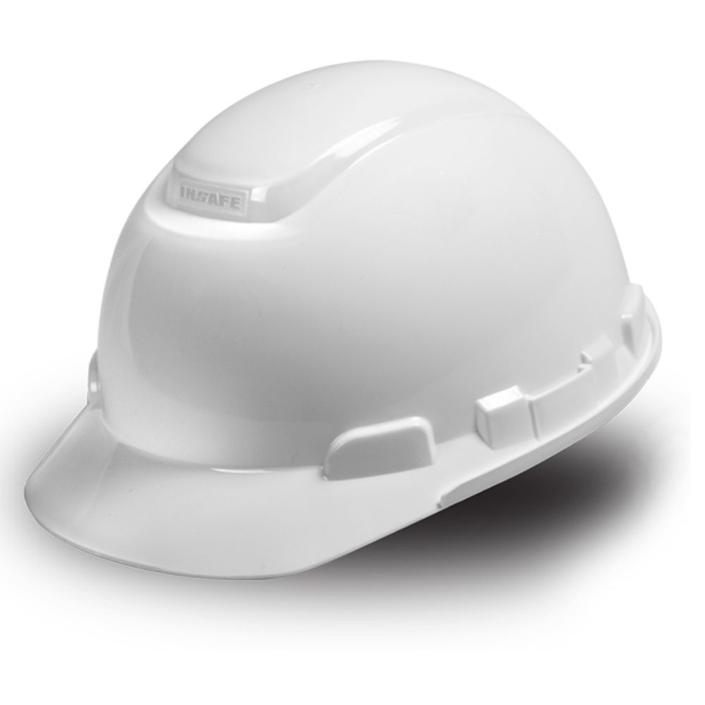 Casco de seguridad dieléctrico Insafe Tipo I Clase E y G color blanco IN-1406-R