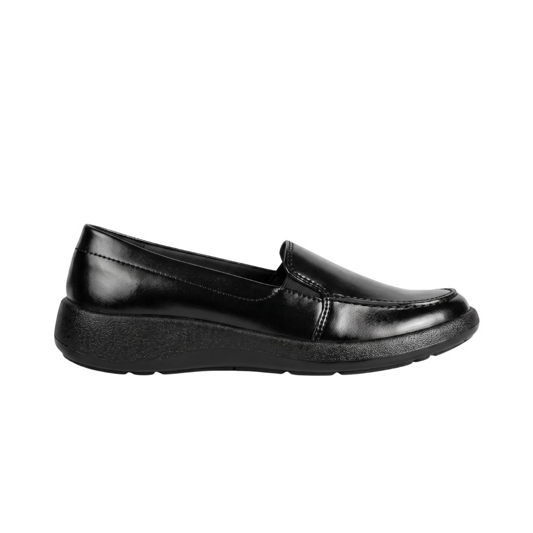 Zapato mocasín Dama J&G antideslizante negro J001N