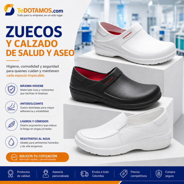Zuecos y Calzado de Salud y Aseo